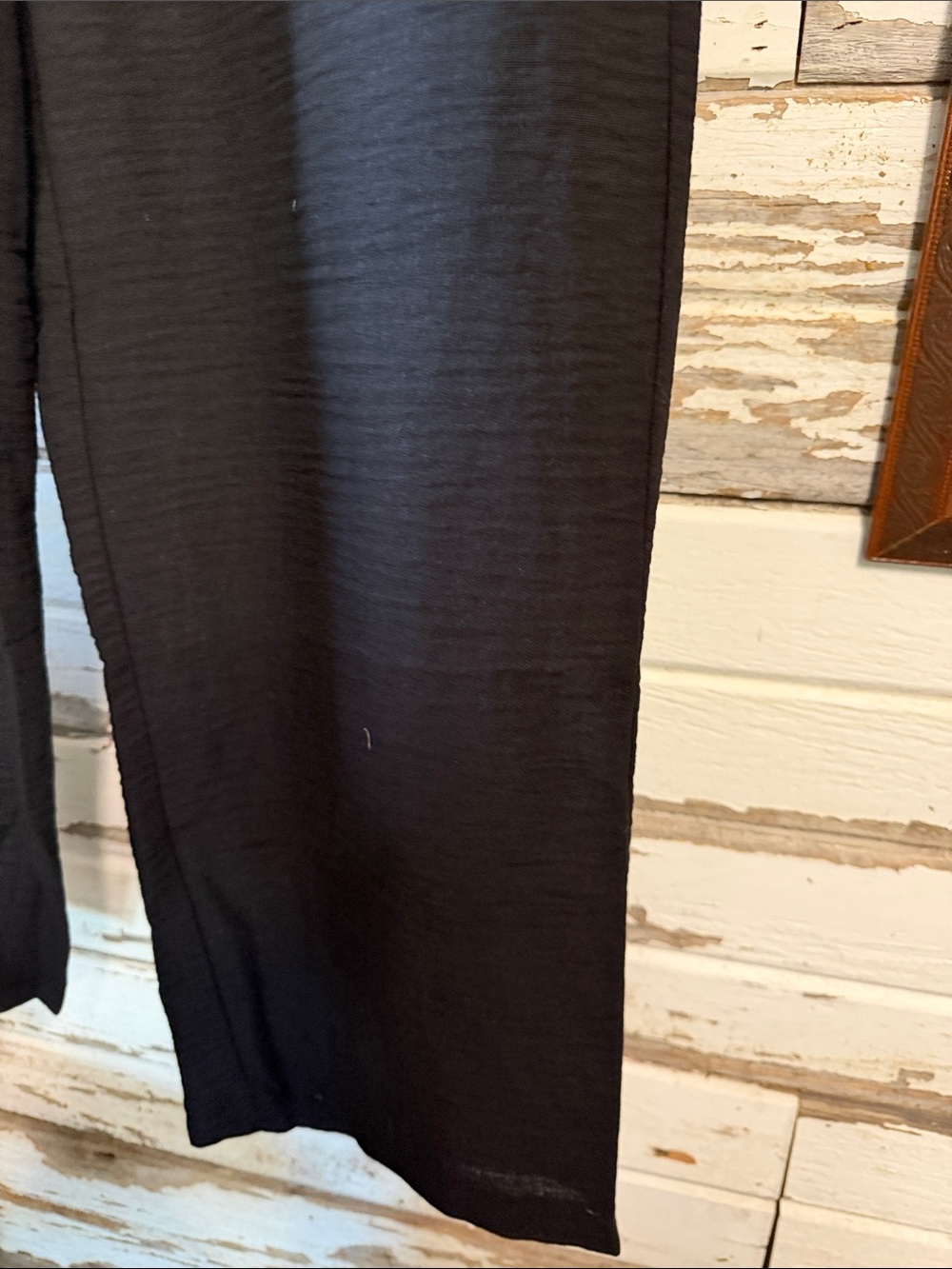 Zenana Outfitters Black Drawstring Wide-Leg Joggers - Picture 6 of 8